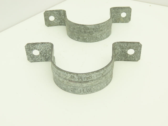 Arlington Industries 355 	2" 2 Hole Rigid Conduit Strap Plated Steel Lot of 100