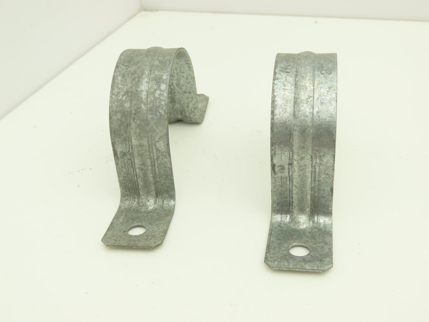 Arlington Industries 355 	2" 2 Hole Rigid Conduit Strap Plated Steel Lot of 100