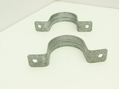 Arlington Industries 355 	2" 2 Hole Rigid Conduit Strap Plated Steel Lot of 100