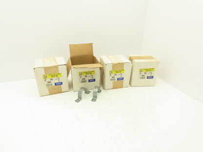 Arlington Industries 355 	2" 2 Hole Rigid Conduit Strap Plated Steel Lot of 100