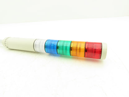 PatLite LCE 02A Signal Light Stack Tower Red Amber Green Blue Clear 24V AC/DC