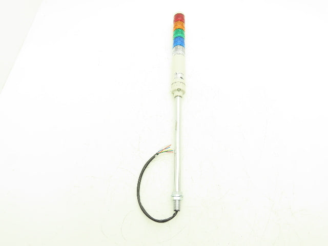 PatLite LCE 02A Signal Light Stack Tower Red Amber Green Blue Clear 24V AC/DC