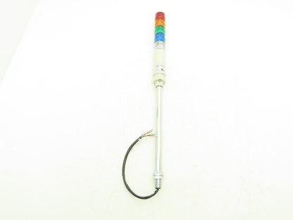 PatLite LCE 02A Signal Light Stack Tower Red Amber Green Blue Clear 24V AC/DC