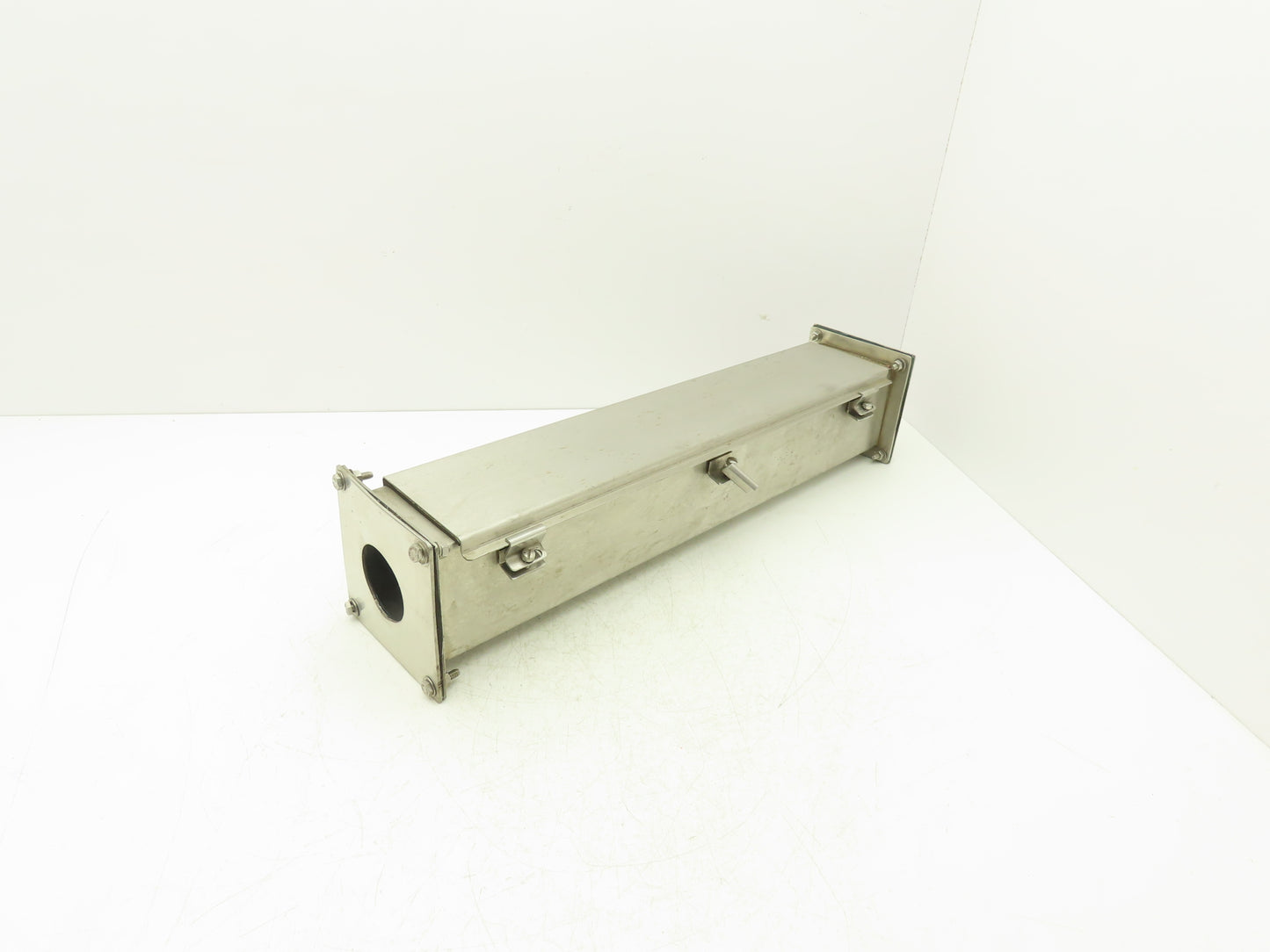 E Box S2-44P Pull Through Rain Tight Conduit Hub Stainless 2" By 2" Straight 24"