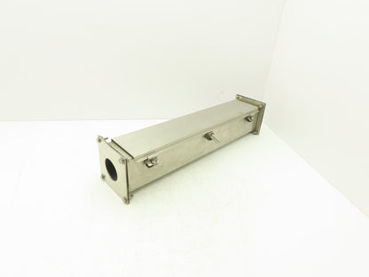E Box S2-44P Pull Through Rain Tight Conduit Hub Stainless 2" By 2" Straight 24"