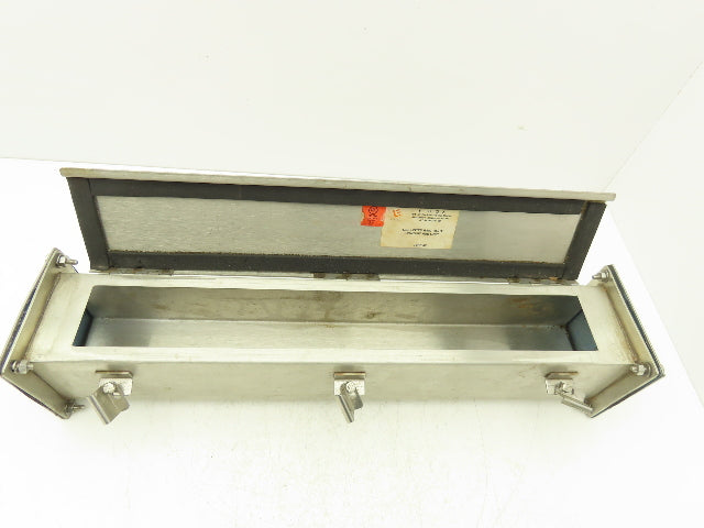 E Box S2-44P Pull Through Rain Tight Conduit Hub Stainless 2" By 2" Straight 24"