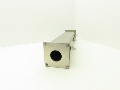 E Box S2-44P Pull Through Rain Tight Conduit Hub Stainless 2" By 2" Straight 24"