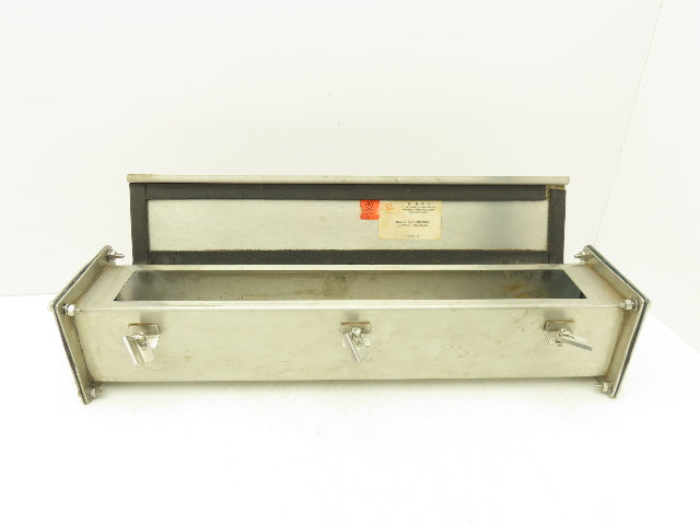 E Box S2-44P Pull Through Rain Tight Conduit Hub Stainless 2" By 2" Straight 24"