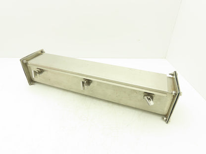 E Box S2-44P Pull Through Rain Tight Conduit Hub Stainless 2" By 2" Straight 24"