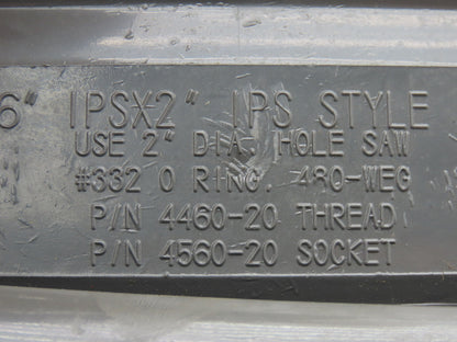 GF Signet PV8S060 PVC Clamp-On Saddle Installation Fitting 180psi 6" Schedule 80
