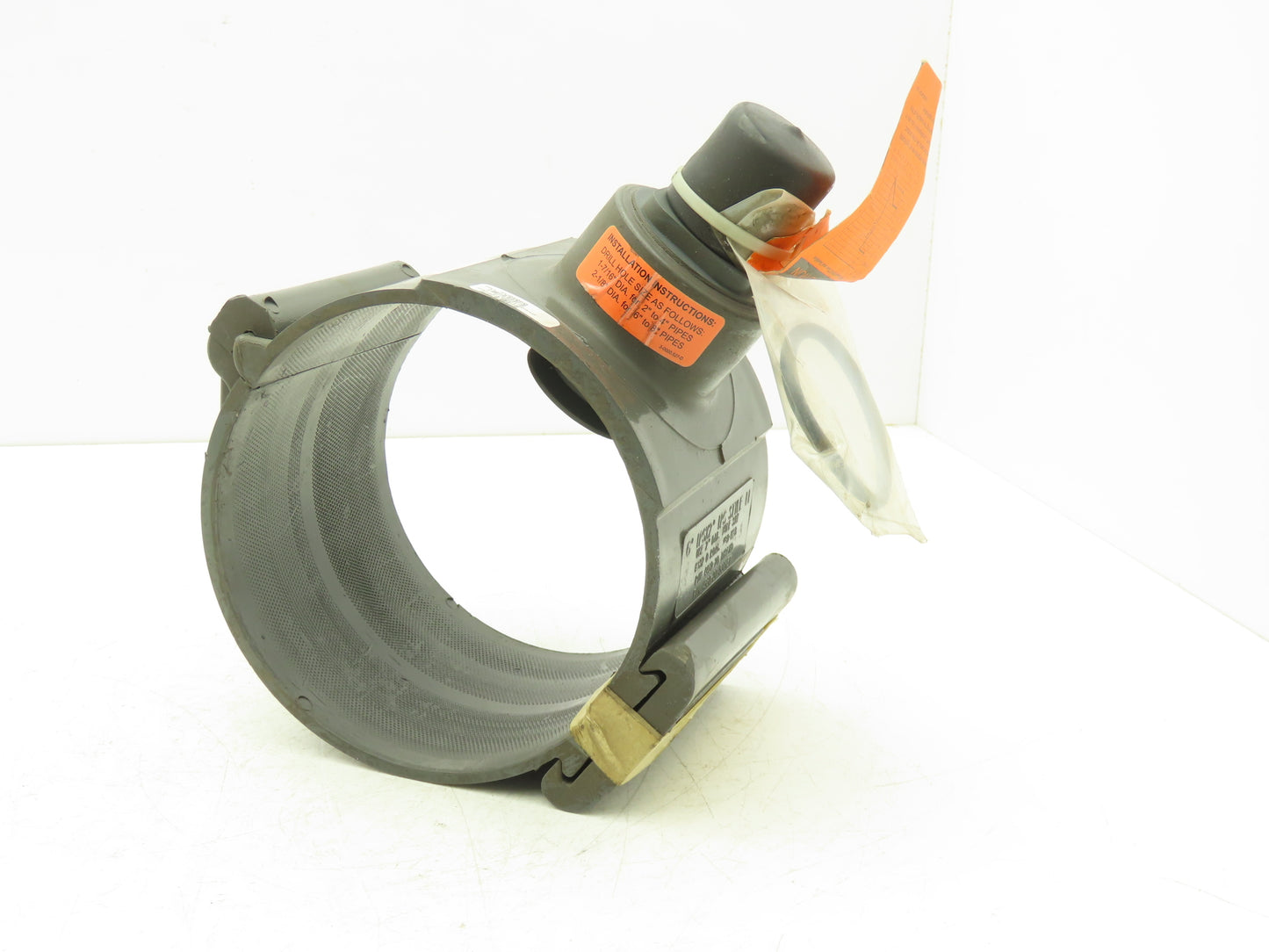 GF Signet PV8S060 PVC Clamp-On Saddle Installation Fitting 180psi 6" Schedule 80