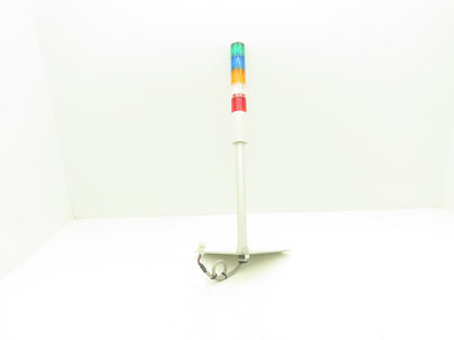 PatLite LR4 02LJN Signal Light Stack Tower Red Amber Green Blue Clear 24V AC/DC