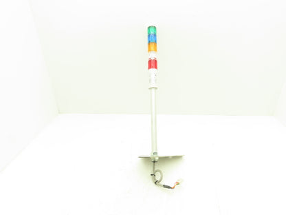 PatLite LR4 02LJN Signal Light Stack Tower Red Amber Green Blue Clear 24V AC/DC