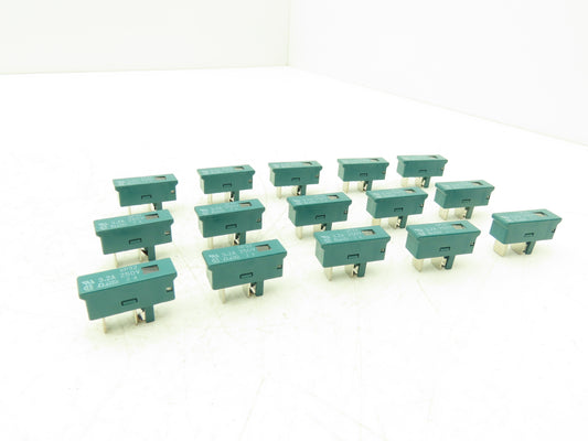 Daito GP32 Alarm Indicating Fuse Green Cartridge 3.2A 250V Lot of 15