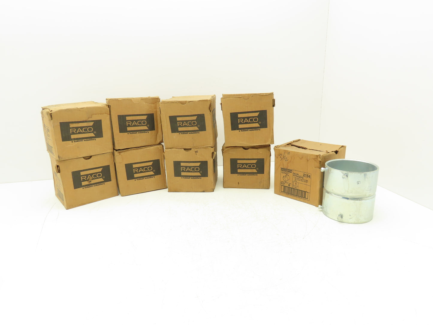 Raco Hubbell 2154 IMC EMT Set Screw Rigid Conduit Coupling  3.5" Lot of 9