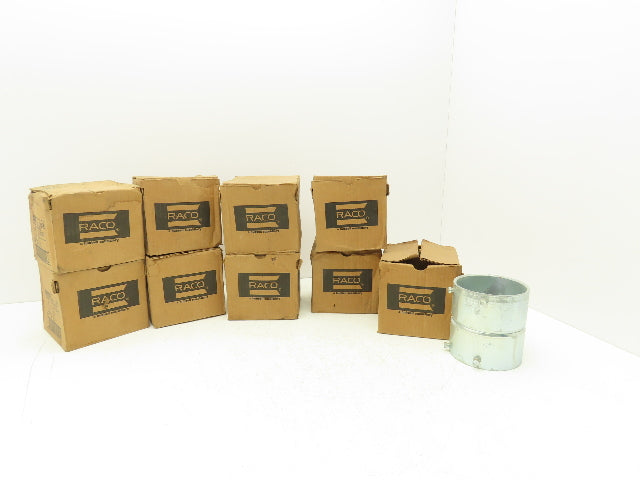 Raco Hubbell 2154 IMC EMT Set Screw Rigid Conduit Coupling  3.5" Lot of 9