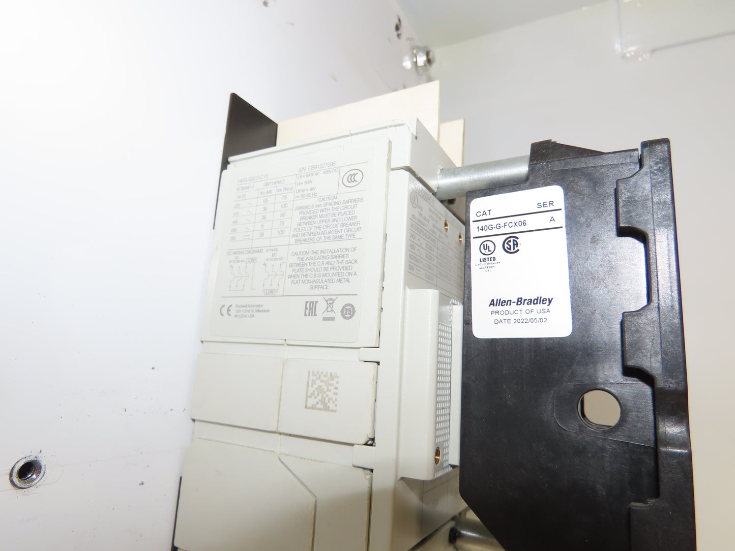 Hoffman A60X6118LPFTC Electrical Enclosure 60x61x18" Dual Door Control Box