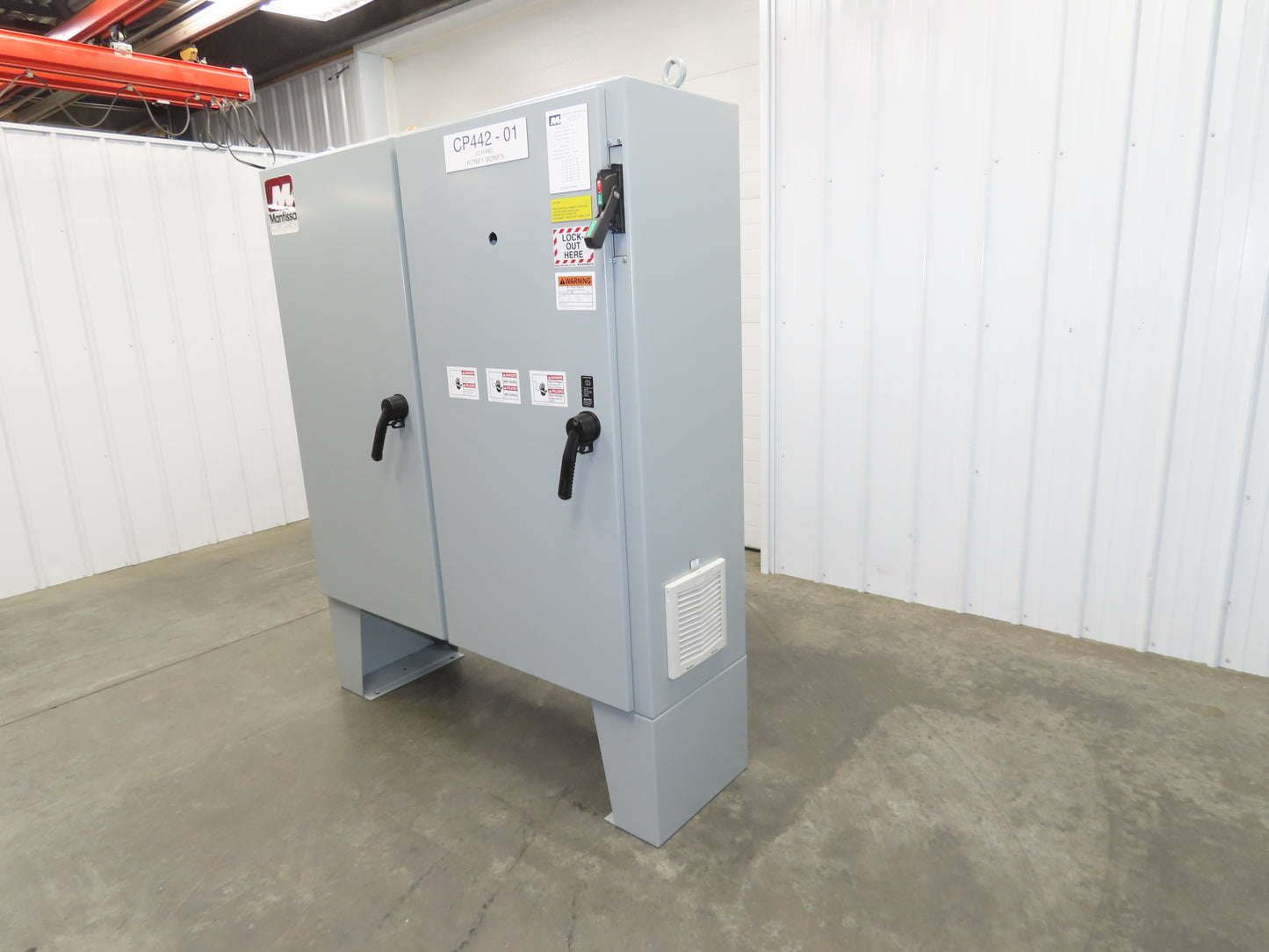 Hoffman A60X6118LPFTC Electrical Enclosure 60x61x18" Dual Door Control Box