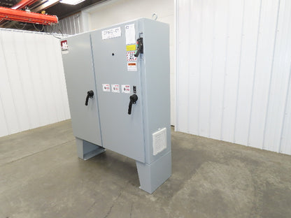 Hoffman A60X6118LPFTC Electrical Enclosure 60x61x18" Dual Door Control Box