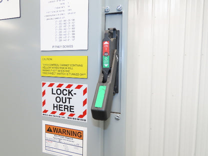 Hoffman A60X6118LPFTC Electrical Enclosure 60x61x18" Dual Door Control Box