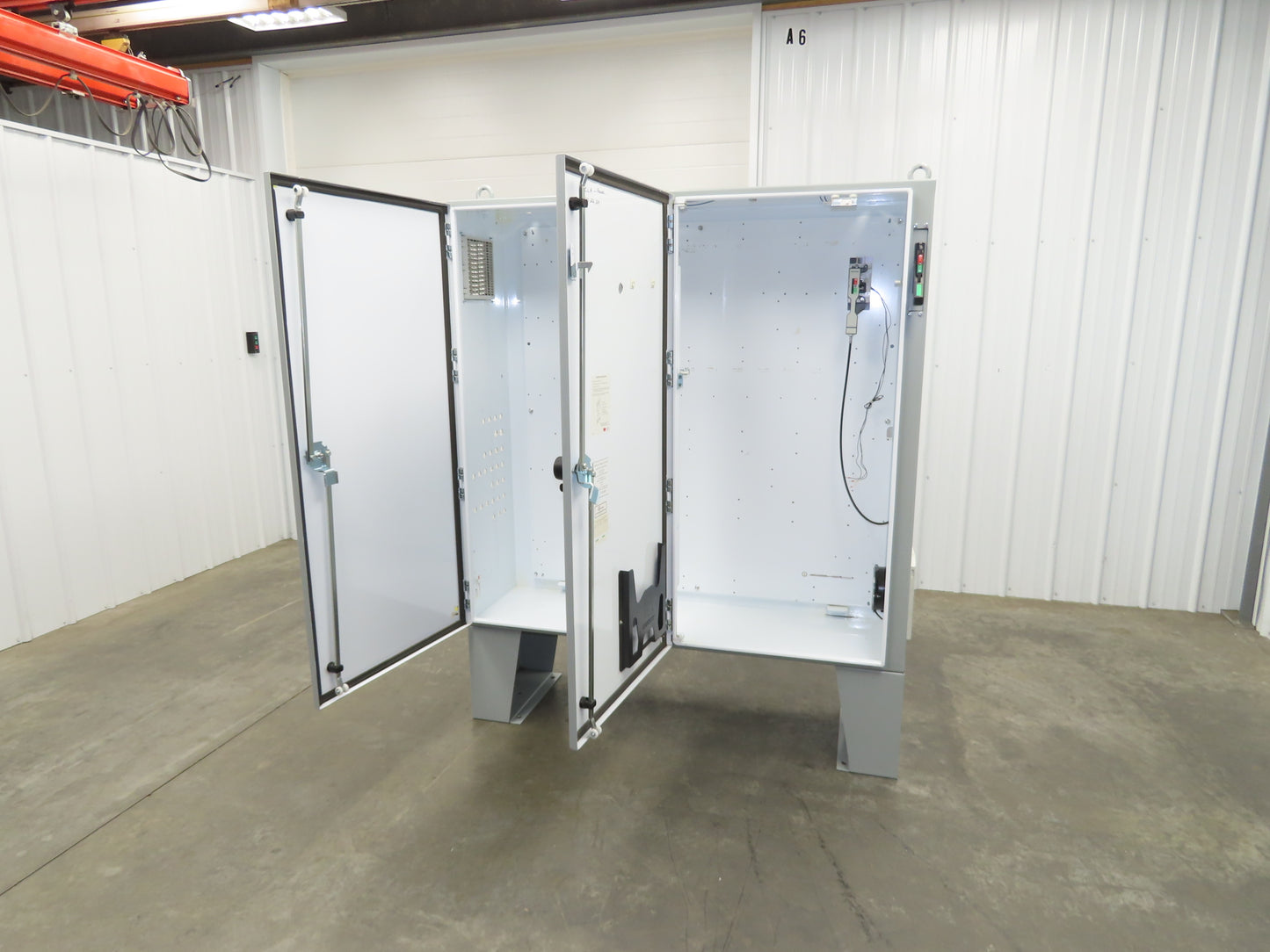Hoffman A60X6118LPFTC Electrical Enclosure 60x61x18" Dual Door Control Box