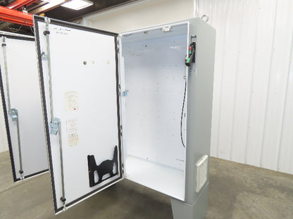 Hoffman A60X6118LPFTC Electrical Enclosure 60x61x18" Dual Door Control Box