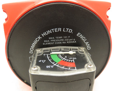 Domnick Hunter OH 2858-5 Pneumatic Compressed Air Filter Oil Removal 10PSI 2"NPT