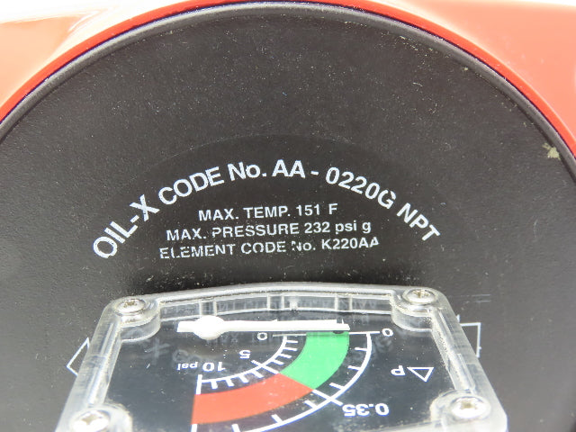 Domnick Hunter OH 2858-5 Pneumatic Compressed Air Filter Oil Removal 10PSI 2"NPT