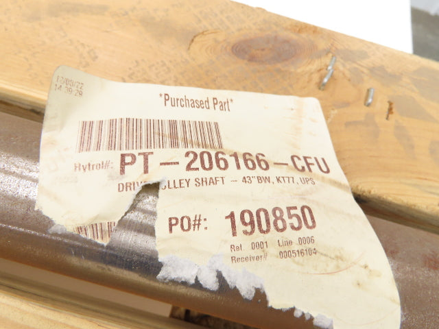 Hytrol PT-206166-CFU Center Drive Pulley Shaft KT77 for 43" Belt Conveyor