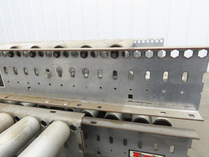 Automotion 24"x 17' 4" Gravity Roller Conveyor 1.9" Roller 21.5"BF 3-Sections