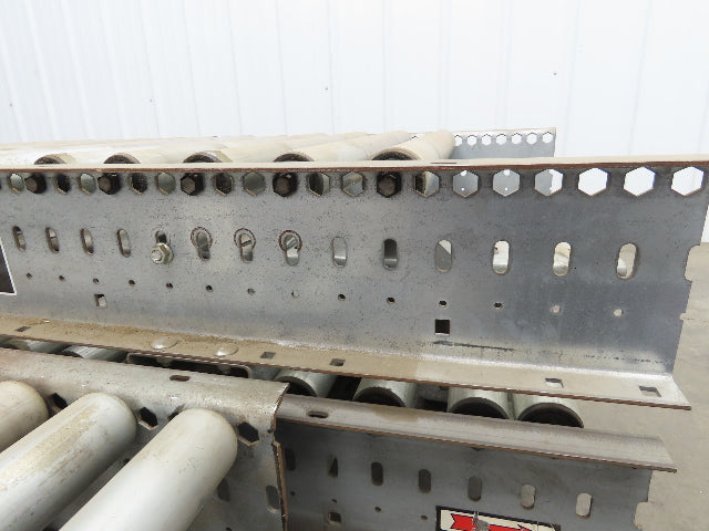 Automotion 24"x 17' 4" Gravity Roller Conveyor 1.9" Roller 21.5"BF 3-Sections