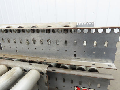 Automotion 24"x 17' 4" Gravity Roller Conveyor 1.9" Roller 21.5"BF 3-Sections