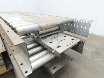 Automotion 24"x 17' 4" Gravity Roller Conveyor 1.9" Roller 21.5"BF 3-Sections