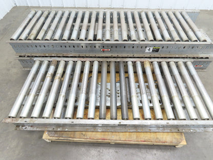 Automotion 24"x 17' 4" Gravity Roller Conveyor 1.9" Roller 21.5"BF 3-Sections