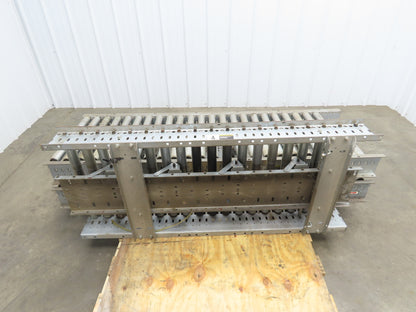 Automotion 24"x 17' 4" Gravity Roller Conveyor 1.9" Roller 21.5"BF 3-Sections
