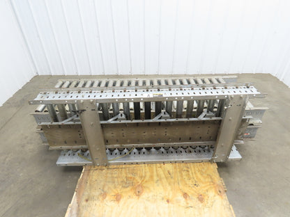 Automotion 24"x 17' 4" Gravity Roller Conveyor 1.9" Roller 21.5"BF 3-Sections