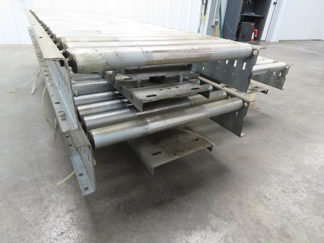 Automotion 24"x 17' 4" Gravity Roller Conveyor 1.9" Roller 21.5"BF 3-Sections