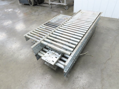 Automotion 24"x 17' 4" Gravity Roller Conveyor 1.9" Roller 21.5"BF 3-Sections