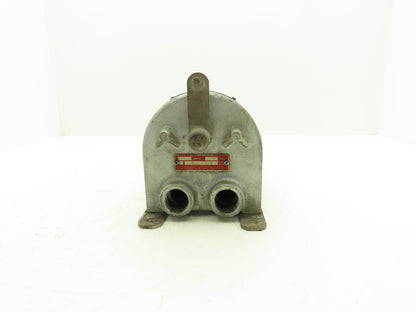 Furnas EKT4 Reversing Manual Drum Switch 3-Pole Reverse/Off/Forward 1" NPT