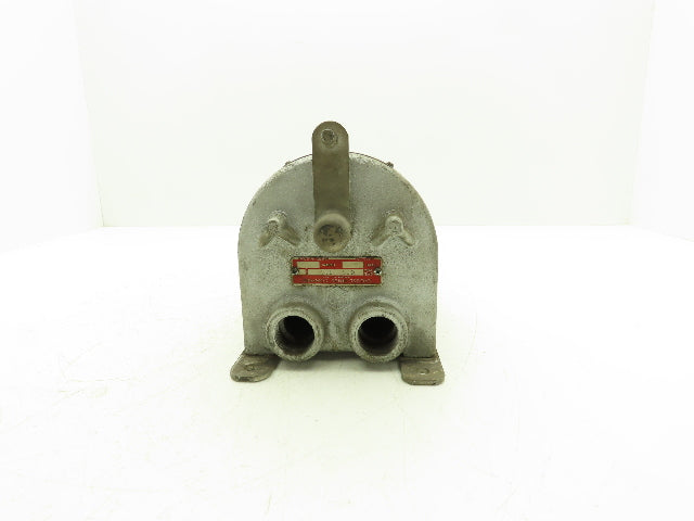 Furnas EKT4 Reversing Manual Drum Switch 3-Pole Reverse/Off/Forward 1" NPT