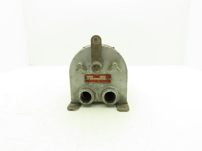 Furnas EKT4 Reversing Manual Drum Switch 3-Pole Reverse/Off/Forward 1" NPT