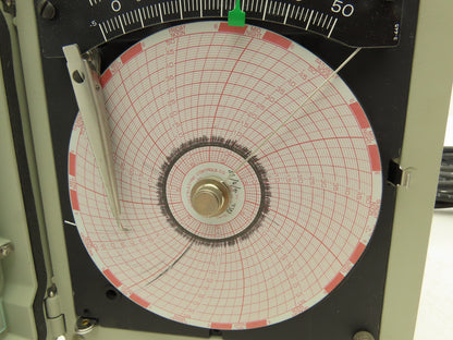 United Electric UE 650 UE 800 Indicating Temperature Chart Recorder with Probe