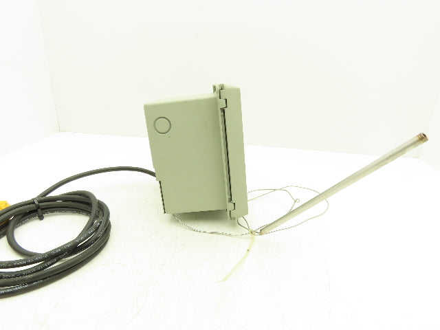 United Electric UE 650 UE 800 Indicating Temperature Chart Recorder with Probe
