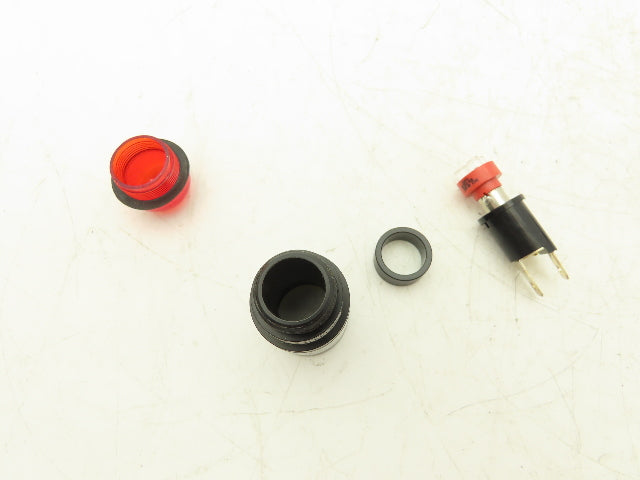 Allen Bradley Guardmaster Red Indicator Light Ledtronics Mini LED BF304-0UR-24V