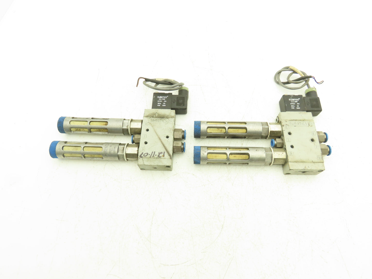 Numatics L22BA452BG Pneumatic Air Solenoid Valve 14.5-145psi 24VDC Lot of 2