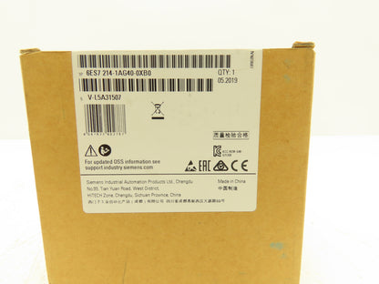 Siemens 1214C Simatic S7-1200 CPU 1214C PLC Module 24VDC 1.5A