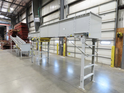 Hytrol HSS 31"x 18' Slider Bed Conveyor 30" Belt 2Hp 3PH Center Drive 114fpm