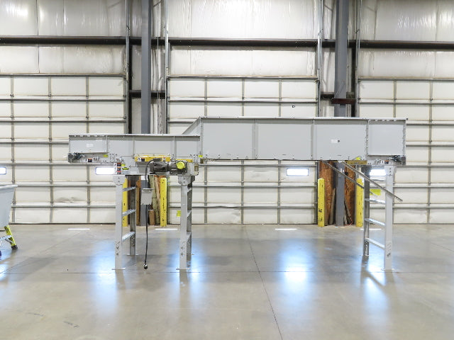 Hytrol HSS 31"x 18' Slider Bed Conveyor 30" Belt 2Hp 3PH Center Drive 114fpm