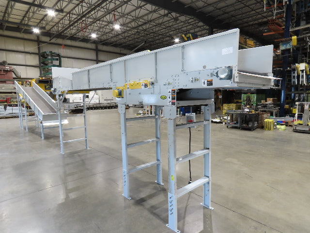 Hytrol HSS 31"x 18' Slider Bed Conveyor 30" Belt 2Hp 3PH Center Drive 114fpm