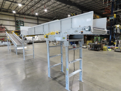 Hytrol HSS 31"x 18' Slider Bed Conveyor 30" Belt 2Hp 3PH Center Drive 114fpm